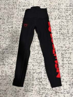 Lululemon x Disney Minnie Mouse Wunder Under High-Rise Tight 25" Size 4